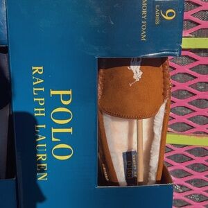Polo Ralph Lauren Suede Moccasin Slippers